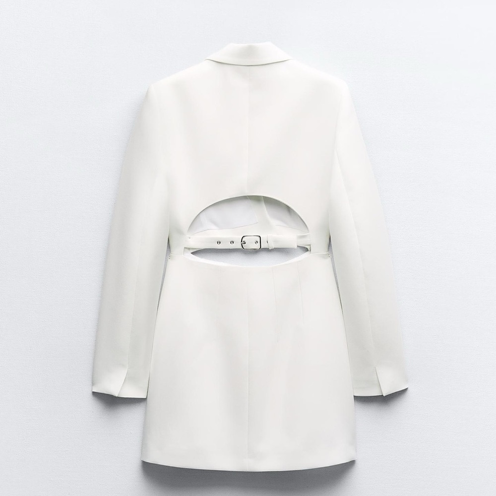 Zara cut out mini blazer dress medium